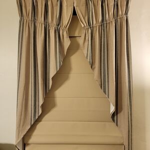 Grain Sack Country Curtains